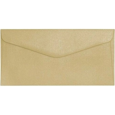 Ozdobné obálky Pearl - DL, 150 g/m2, perleťové, zlaté, 10 ks