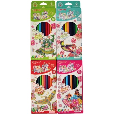 Цветни моливи 12цв. дълги yl191059-12 ароматизирани