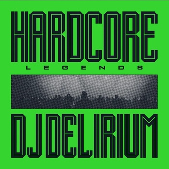 DJ Delirium - Hardcore Legends (Limited Edition) (Translucent Green Coloured) (180 g) (LP) (8719262041257)