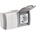 MONO КЛЮЧ СХ5 И КОНТАКТ ОТКРИТ МОНТАЖ ip54 mono octans БЯЛ СИВ (mn-154-020001-181)