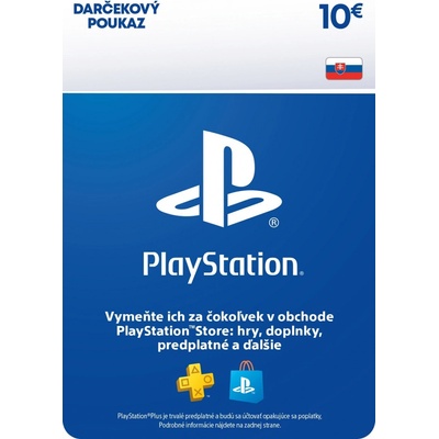 PlayStation Store predplatená karta 10 € SK