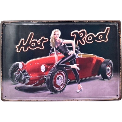 Ceduľa Hot Rod Plechová tabuľa