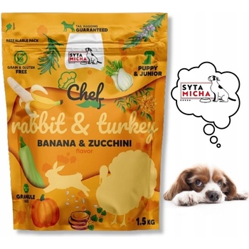 Syta Micha Chef Králik s morčacím Junior 1,5 kg