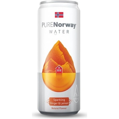 Det Norske Brenneri Harahorn Pure Norway Sparkling Ginger & Lemon 0,33 l