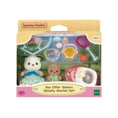EPOCH SYLVANIAN Sea Otter Sisters on Vacation. 05804 58046