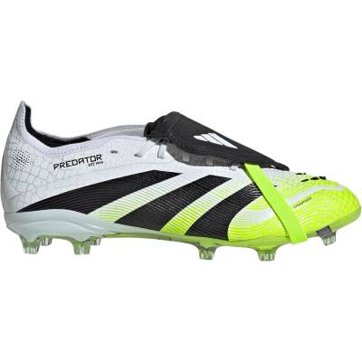 Adidas Детски футболни бутонки Adidas Predator Elite Fold-Over Tongue Childrens Firm Ground Football Boots - White/Blk/Lemon