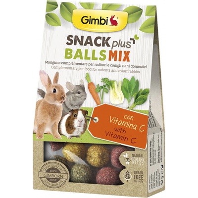 Gimbi Snack Plus guličky MIX 50 g