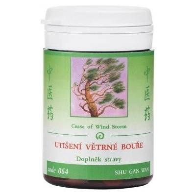 TCM Herbs STÍŠENIE VETERNEJ BÚRKY SHU GAN WAN 100 tabliet 30 g