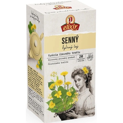 Agrokarpaty SENNY čaj čistý prírodný produkt 20 x 1,5 g