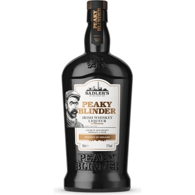 Sadler's Peaky Blinder Irish Whisky Cream Liqueur 17% 0,7 l (čistá fľaša)