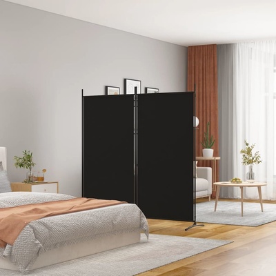 vidaXL 2 dílný paraván bílý 175x180 cm textil