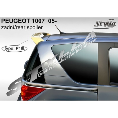 Spoiler zadných dverí horný Peugeot 1007 2004-2009