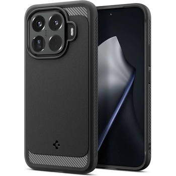 Spigen Удароустойчив кейс за Xiaomi 15T Pro от Spigen Rugged Armor - Matte Black (8800337242843)