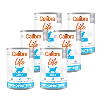 Calibra Dog Life Adult Chicken with Rice 6x400g