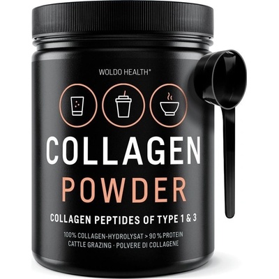WoldoHealth Čistý hovädzí kolagén 500 g