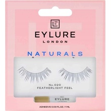 Eylure Naturals Lashes umelé riasy s lepidlom prirodzený efekt č. 020