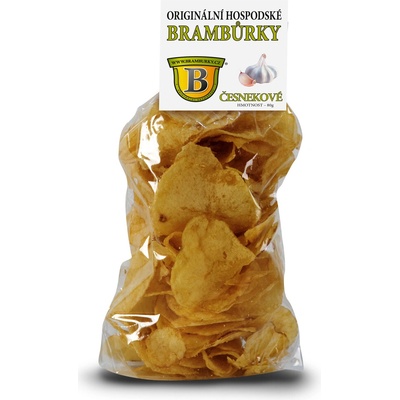 Pravé hospodské Brambůrky česnekové 20 x 80 g