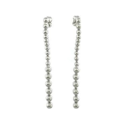 INFINITYSILVER Stříbrné visací náušnice s kuličkami ELSA 2020B040001