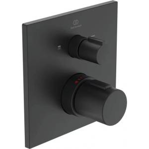 Ideal Standard Вграден смесител за вана-душ Ideal Standard Ceratherm C100 матово черно (A7522XG)