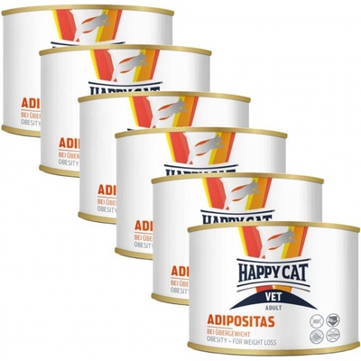 Happy Cat VET Dieta Adipositas 6 x 200 g
