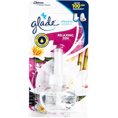 Glade Electric Scented Oil Relaxing Zen - Japonská záhrada tekutá náplň do elektrického osviežovača vzduchu 20 ml