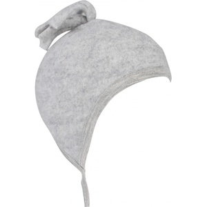 Engel Зимна шапка (beanie) Engel Baby Hat, Wool Fleece Beanie - Hellgrau Melange - размер 86/92 (EU) (204-4079-0312)