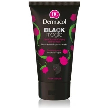 Dermacol Black Magic detoxikační slupovací černá maska 150 ml