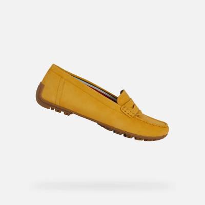 Geox Златни дамски мокасини Geox Kosmopolis + grip Geox | Zhalt | ЖЕНИ | 38