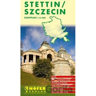 Štětín 1:15 000 / mapa města Höfer Verlag