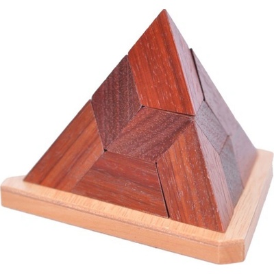 Pyramida 5 dílků dřevěný hlavolam