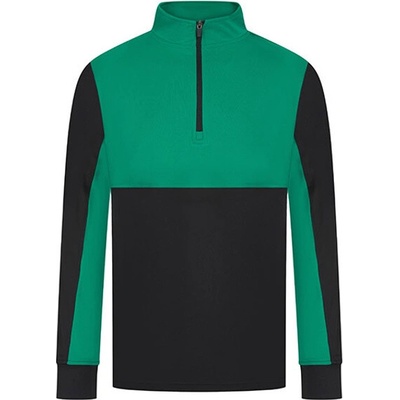 Finden+Hales mikina s 1/4 zipsom LV874 Black