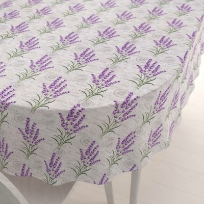 Biante oválný ubrus PML-033 Provence levandule 100x160cm