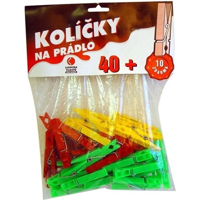Injeton Plast kolíčky na prádlo bílá 50 ks