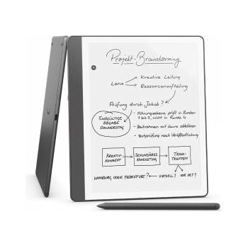 Amazon Kindle Scribe (16 GB) - Innovative display with even bezels | Just write in books and documents | With notebook summary | With premium stylus - anthracite - C4A6T4