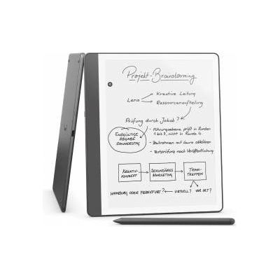 Amazon Kindle Scribe (16 GB) - Innovative display with even bezels | Just write in books and documents | With notebook summary | With premium stylus - anthracite - C4A6T4