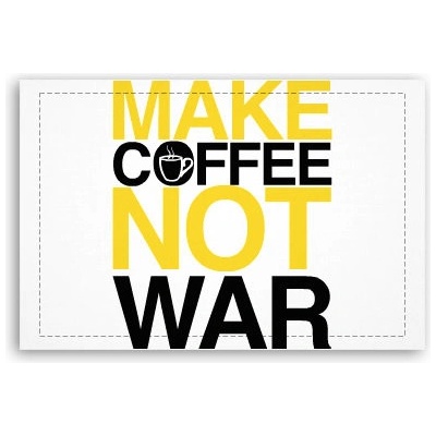 Fotoobraz 60x40 cm malý MAKE COFFEE
