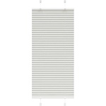 vidaXL Плисирана щора Светло сиво 65x100 cm Ширина на плата 64, 4 cm (4015323)