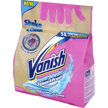 Vanish Shake & Clean prášek na čištění koberců 650 g