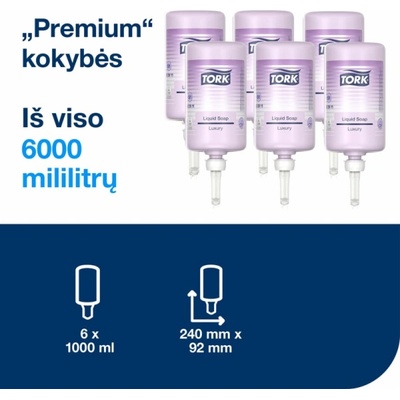 Tork Soft Luxury luxusní tekuté mýdlo S1 1 l