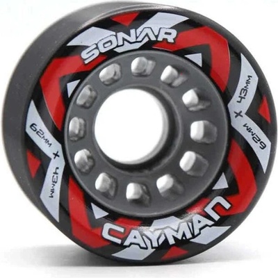 Riedell - Cayman Wheels 65mm / 95a - Black (sada 4 koleček)