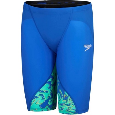 Speedo Fastskin LZR Ignite Jammer Boy Cobalt Pop/Green Glow...