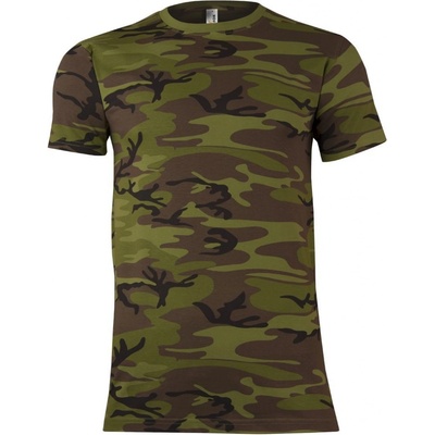 Tričko pánské Military camouflage green