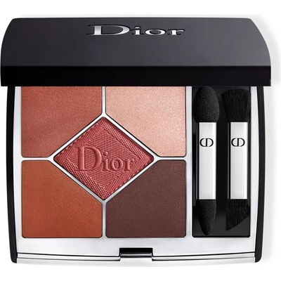 Dior Diorshow 5 Couleurs Couture Velvet Limited Edition палитра сенки за очи цвят 869 Red Tartan 7 гр