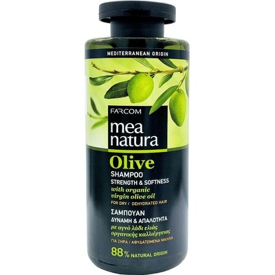 Farcom MEA NATURA Šampon olivový Síla a jemnost 300 ml