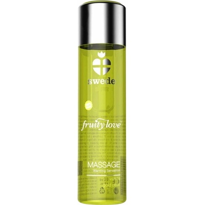 Swede Erotický masážny olej Hruška Vanilka Hrejivý účinok 120 ml