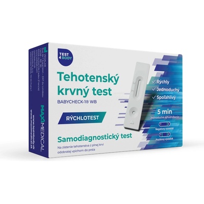 Test4Body BABYCHECK-1 WB tehotenský krvný test