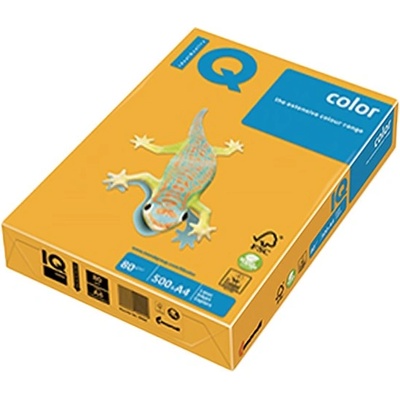 Mondi Цветна копирна хартия IQ Color A/4 80 g интензивно слънчево жълто SY40 500 листа/пакет IQC480/I/SY40 (IQC480/I/SY40)