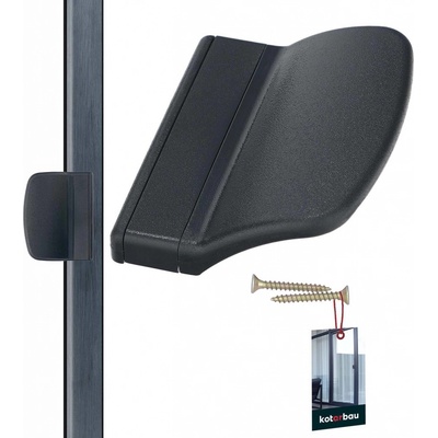 Medos Plastové madielko pre balkónové dvere tmavohnedá RAL 8019