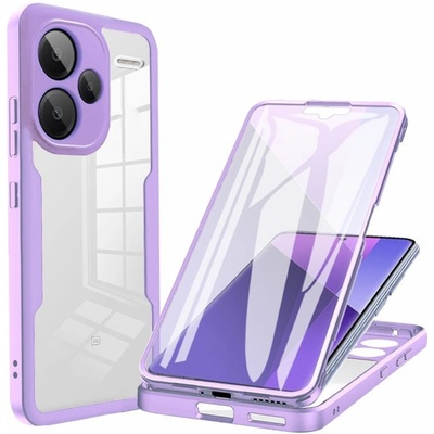 Techsuit Калъф за Xiaomi Redmi Note 13 Pro+ 5G + Калъф - ColorVerse 360 Series - Лилав