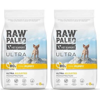 Vetexpert Raw Paleo Turkey Puppy mini 2 x 8 kg
